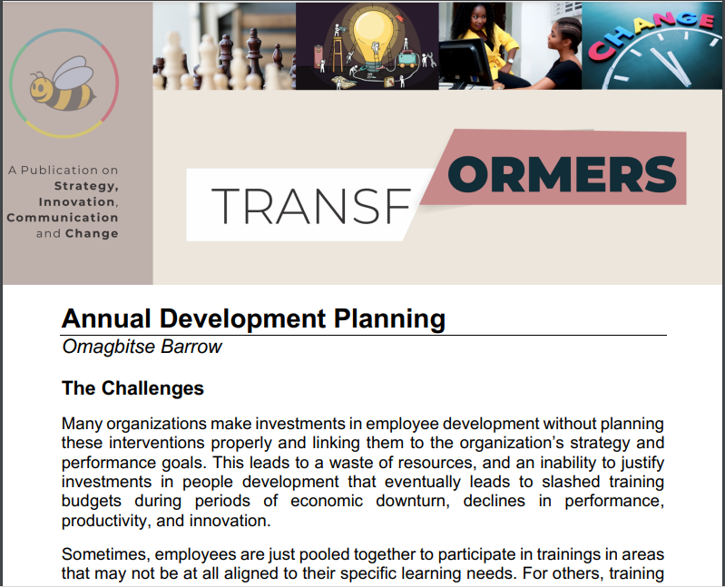 Annual Development Planning