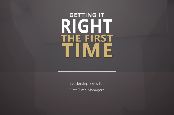 Supervisory Skills for First Time Managers